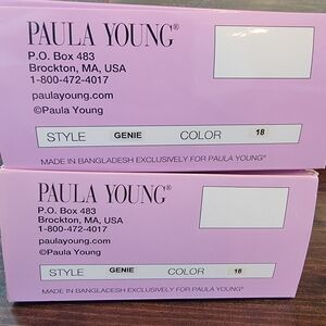 2 New Paula Young Genie Wigs in Petite Color 18 Light Ash Brown